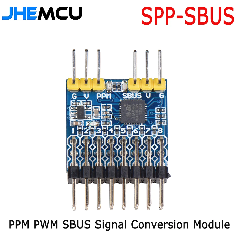 Receiver Sbus 8Ch - JHEMCU 8 Kanallı Alıcı, PWM, PPM,