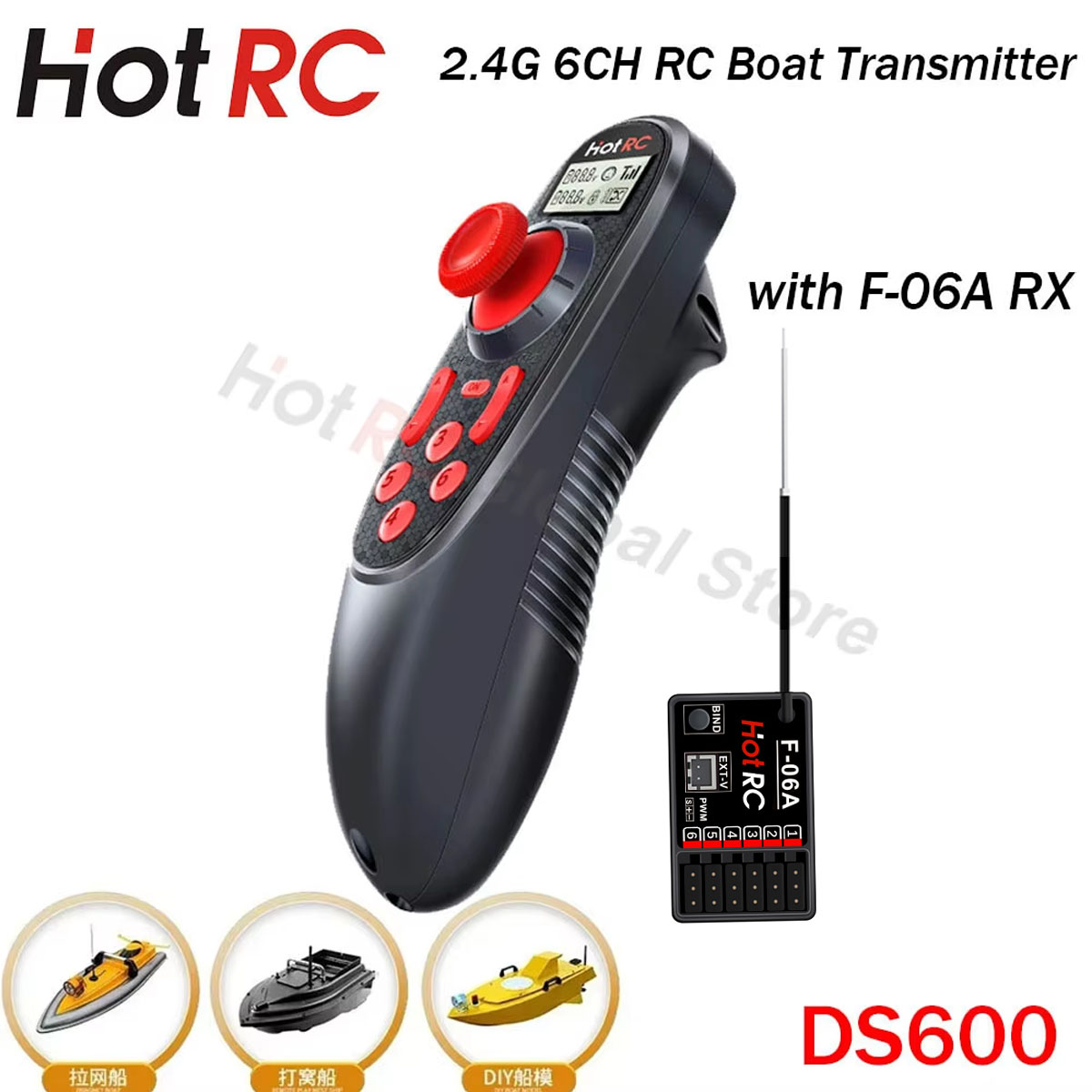 Rc Hobby Shops - HOTRC DS600 6CH 6 Kanal 2.4G