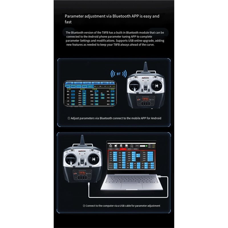 Radiolink T8FB 8CH 2.4Ghz Veri - Receiver Sbus 8Ch incelemesi ve fiyatı