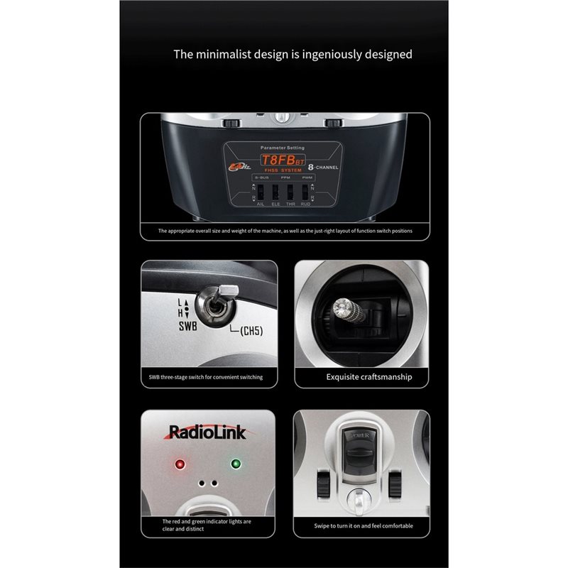 Radiolink T8FB 8CH 2.4Ghz Veri - Receiver Sbus 8Ch incelemesi ve fiyatı