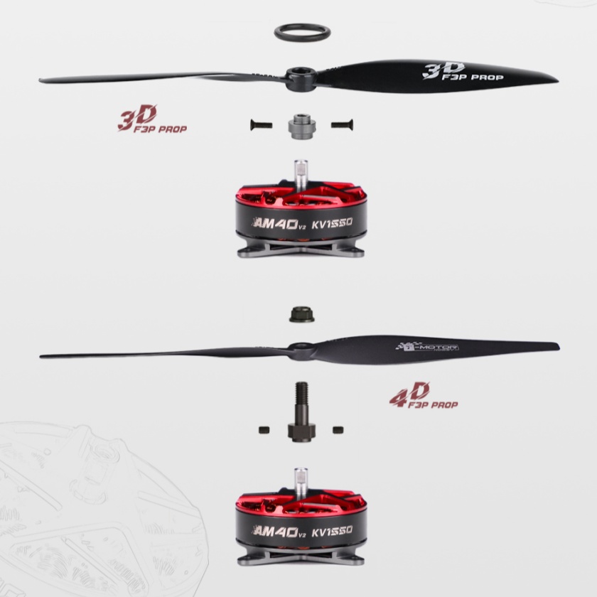 T-Hobby AM40 V2 3D/4D 2-3S Güç - Rc Hobby Motor incelemesi ve fiyatı