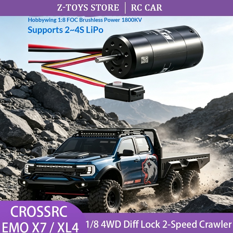 CROSSRC EMO X7 XL4 1/8 ölçekli - Rc Hobby Grade Truck incelemesi ve fiyatı