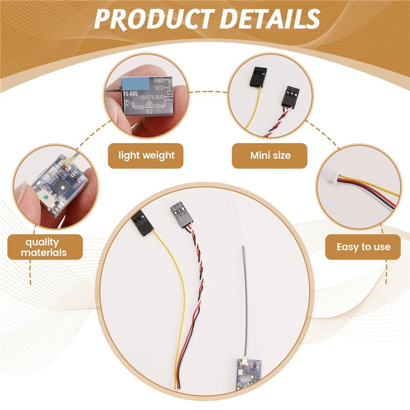 B78B – FS-A8S 2.4G 8 Kanallı M - Receiver Sbus 8Ch incelemesi ve fiyatı