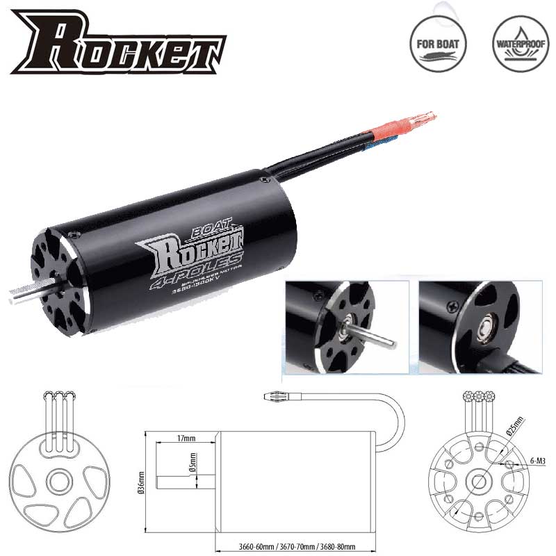 ROCKET-RC 2968 2958 2948 fırça - Rc Hobby Land incelemesi ve fiyatı